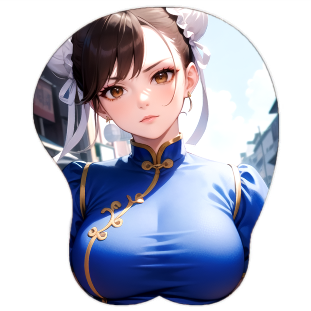 Chun Li Hentai Mousepad 3D Boobs Street Fighter #4 - Waifuz.net