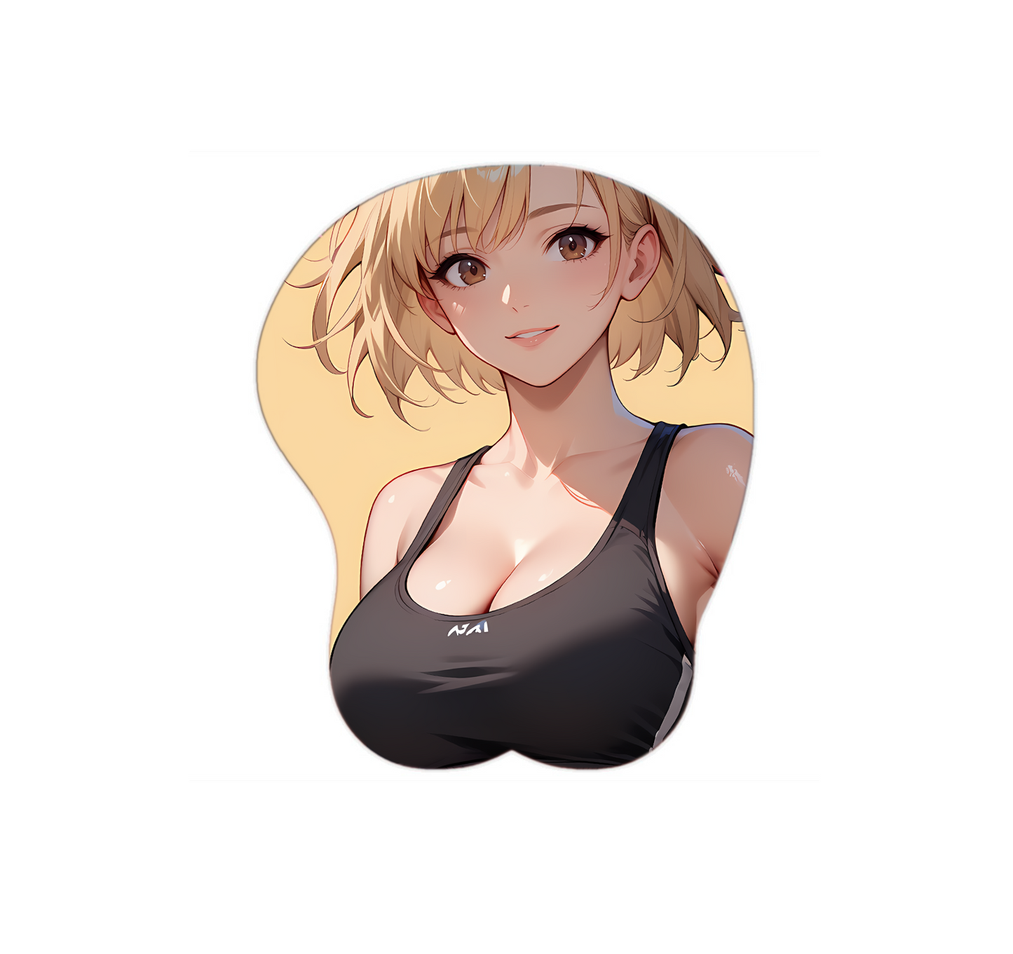 Cha Hae Hentai Mousepad 3D Boobs Solo Leveling #2 - Waifuz.net
