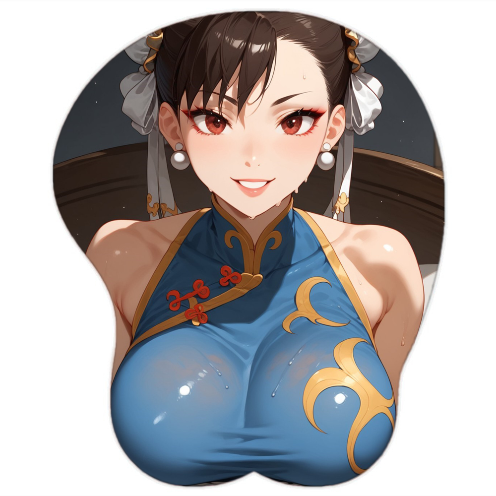 Chun Li Hentai Mousepad 3D Boobs Street Fighter #1 - Waifuz.net