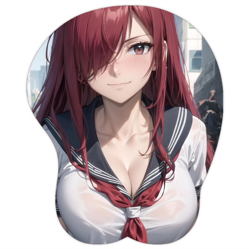 Erza Scarlet Hentai Mousepad 3D Boobs Fairy Tail #7 - Waifuz.net