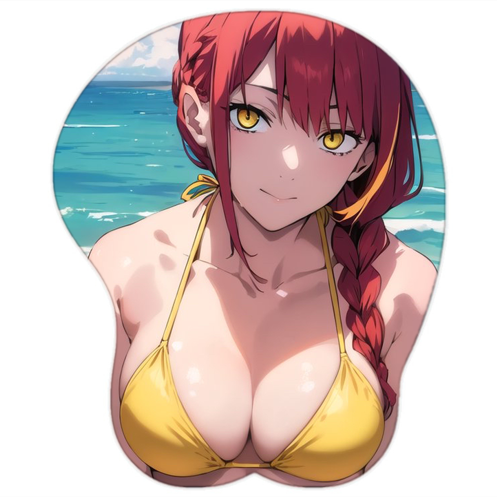 Makima Hentai Mousepad 3D Boobs Chainsaw Man #25 - Waifuz.net