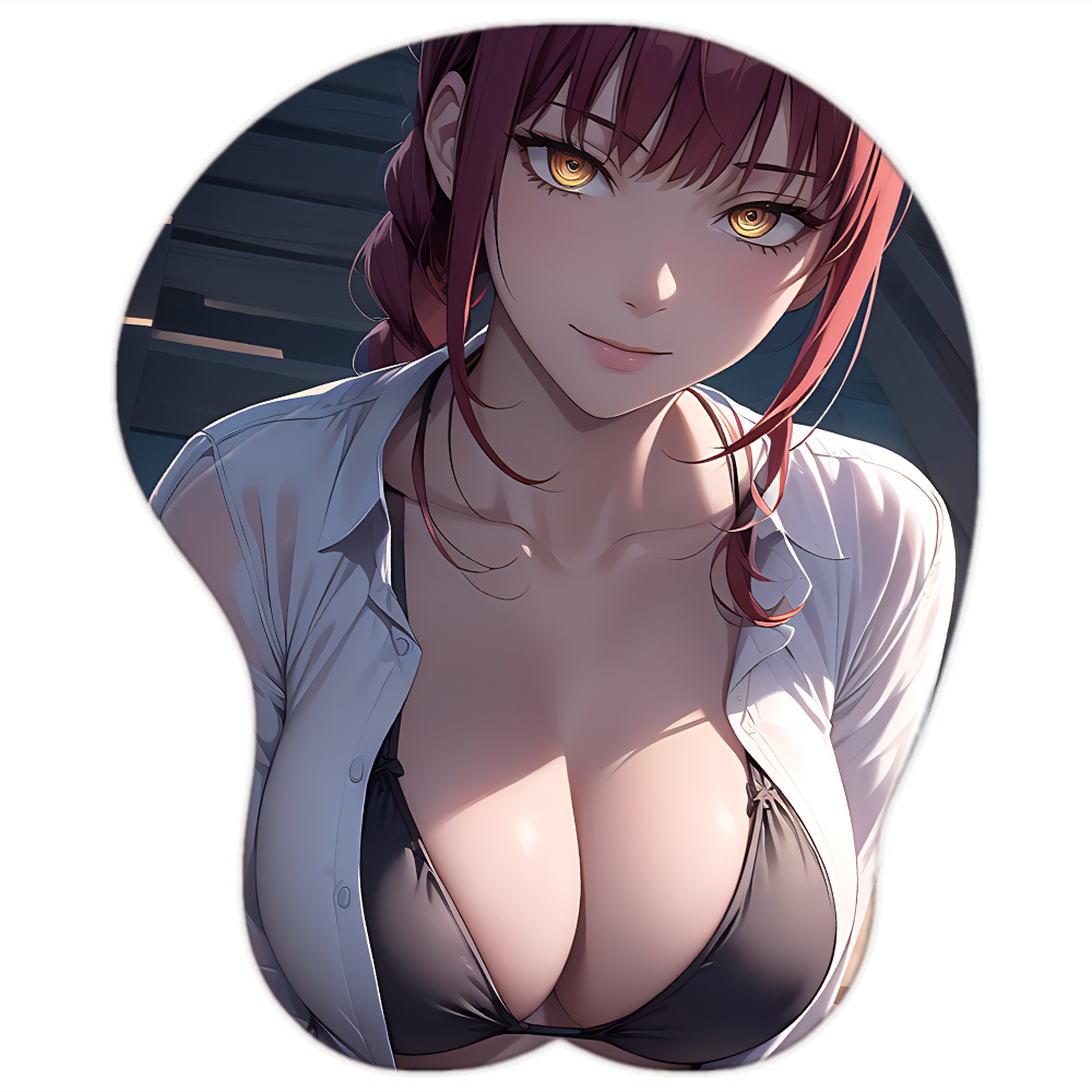 Makima Hentai Mousepad 3D Boobs Chainsaw Man #22 - Waifuz.net