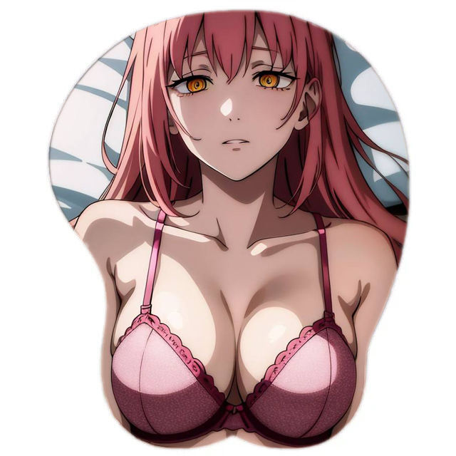 Makima Hentai Mousepad 3D Boobs Chainsaw Man #28 - Waifuz.net