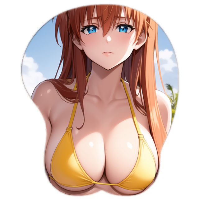Asuka Langley Soryu Hentai Mousepad 3D Boobs Neon Genesis Evangelion #6 - Waifuz.net
