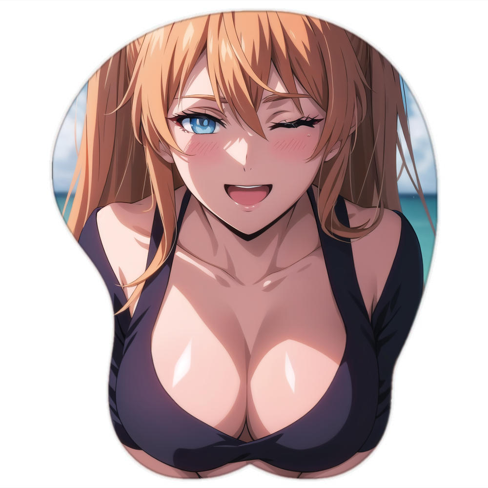 Asuka Langley Soryu Hentai Mousepad 3D Boobs Neon Genesis Evangelion #3 - Waifuz.net