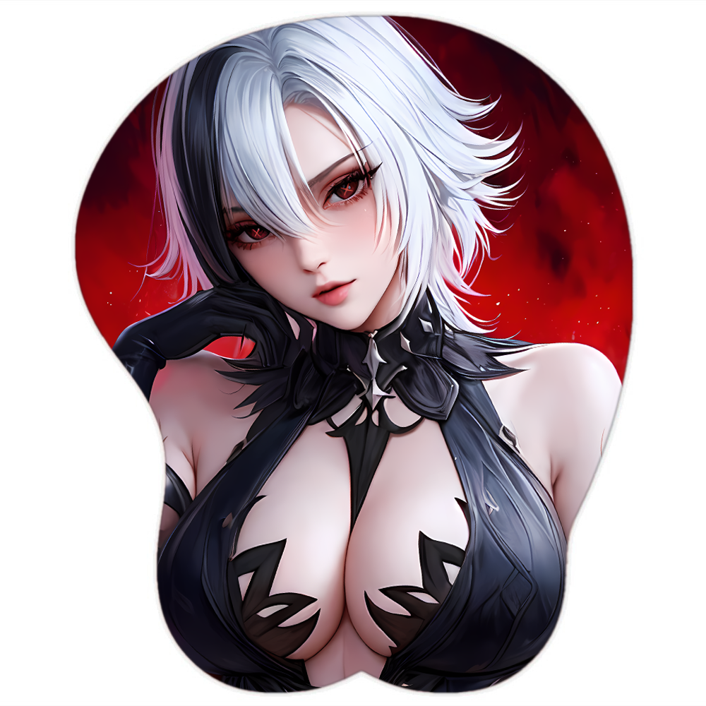 Arlecchino Hentai Mousepad 3D Boobs Genshin Impact #4 - Waifuz.net