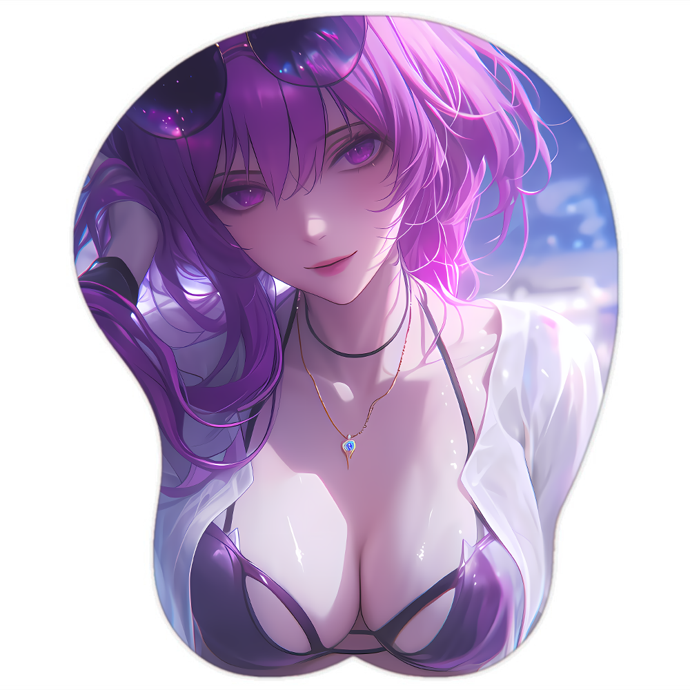 Kafka Hentai Mousepad 3D Boobs Genshin Impact #4 - Waifuz.net