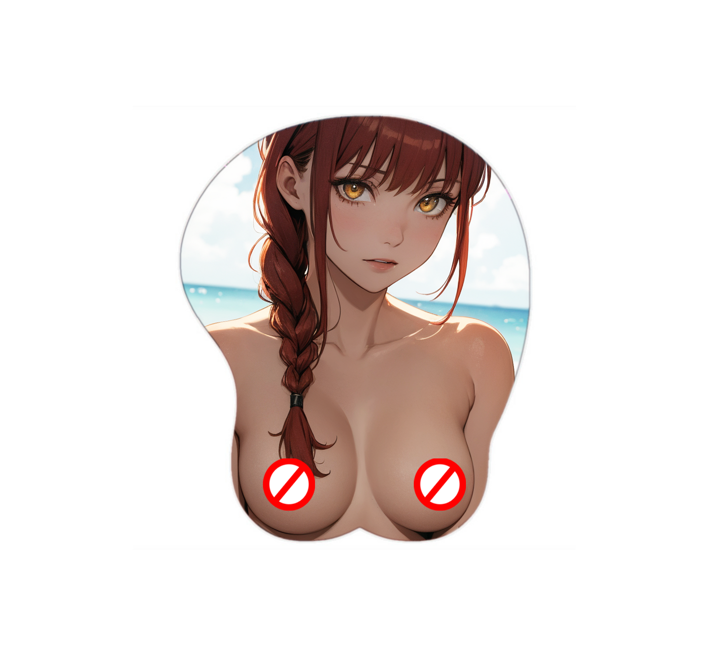 Makima Hentai Mousepad 3D Boobs Chainsaw Man #9 - Waifuz.net