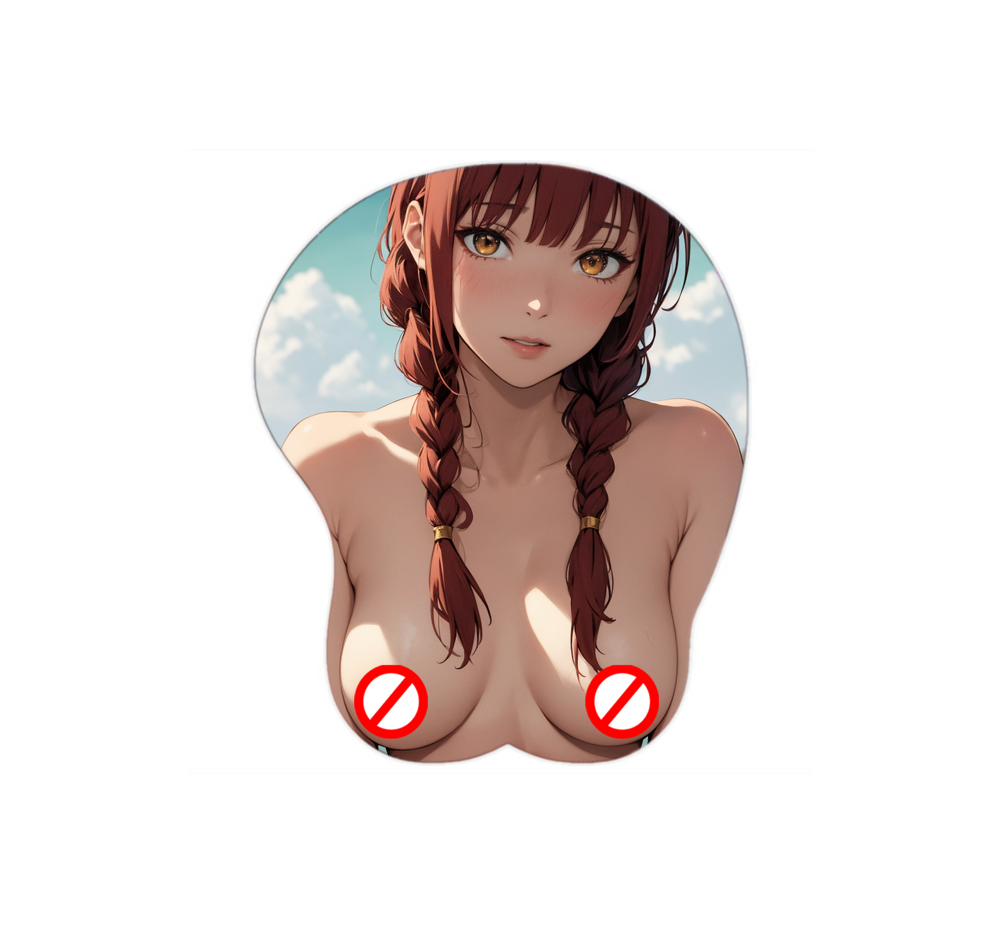 Makima Hentai Mousepad 3D Boobs Chainsaw Man #13 - Waifuz.net