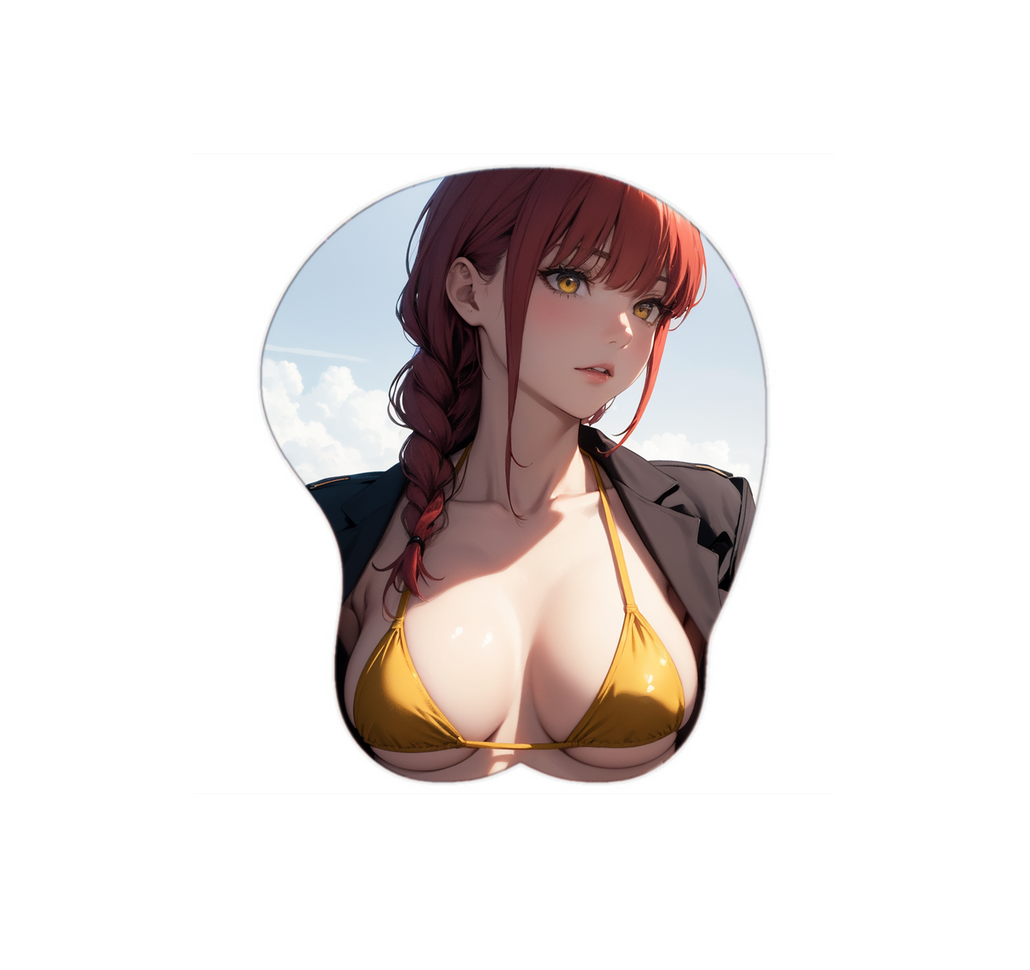 Makima Hentai Mousepad 3D Boobs Chainsaw Man #5 - Waifuz.net