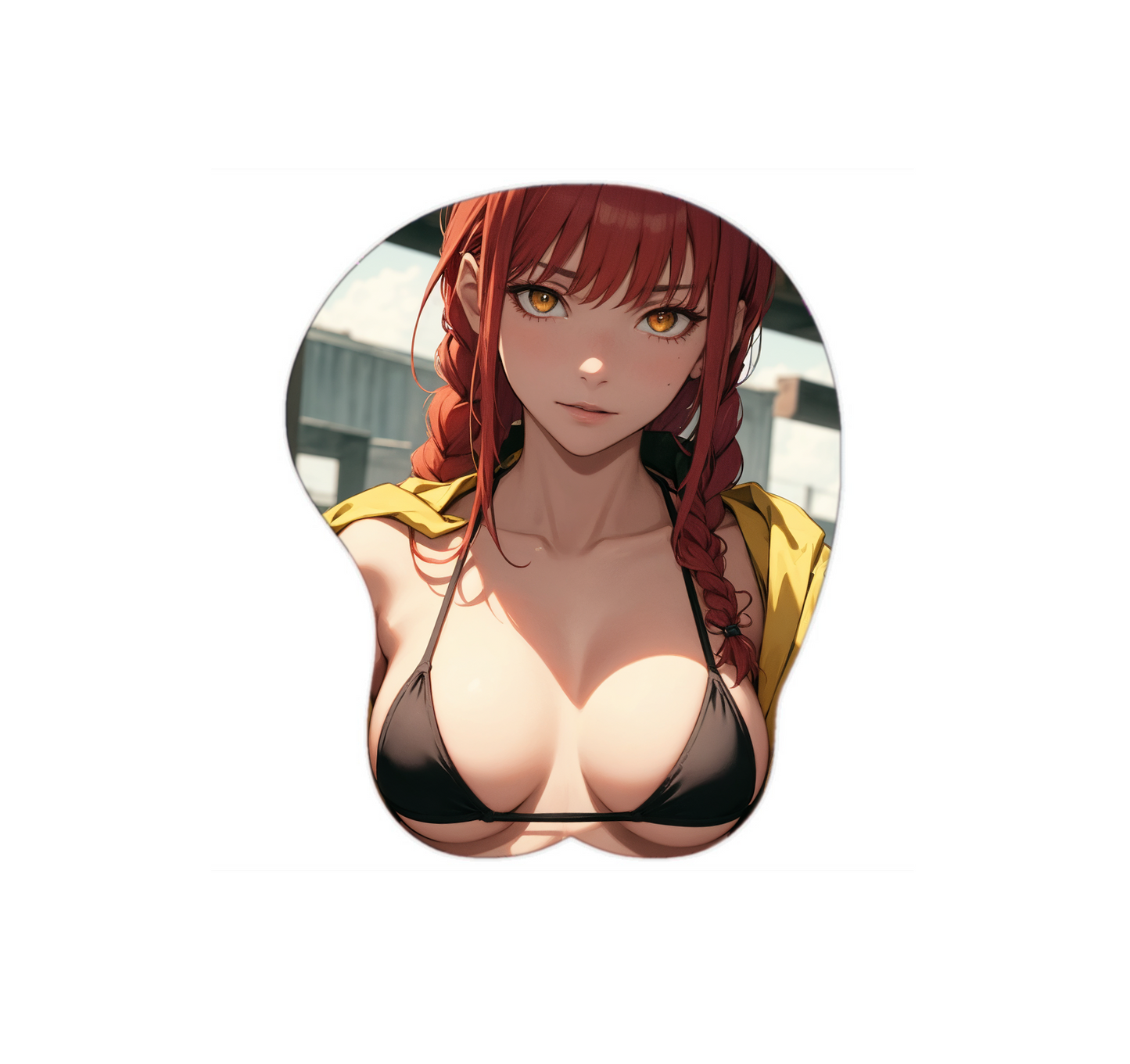 Makima Hentai Mousepad 3D Boobs Chainsaw Man #3 - Waifuz.net