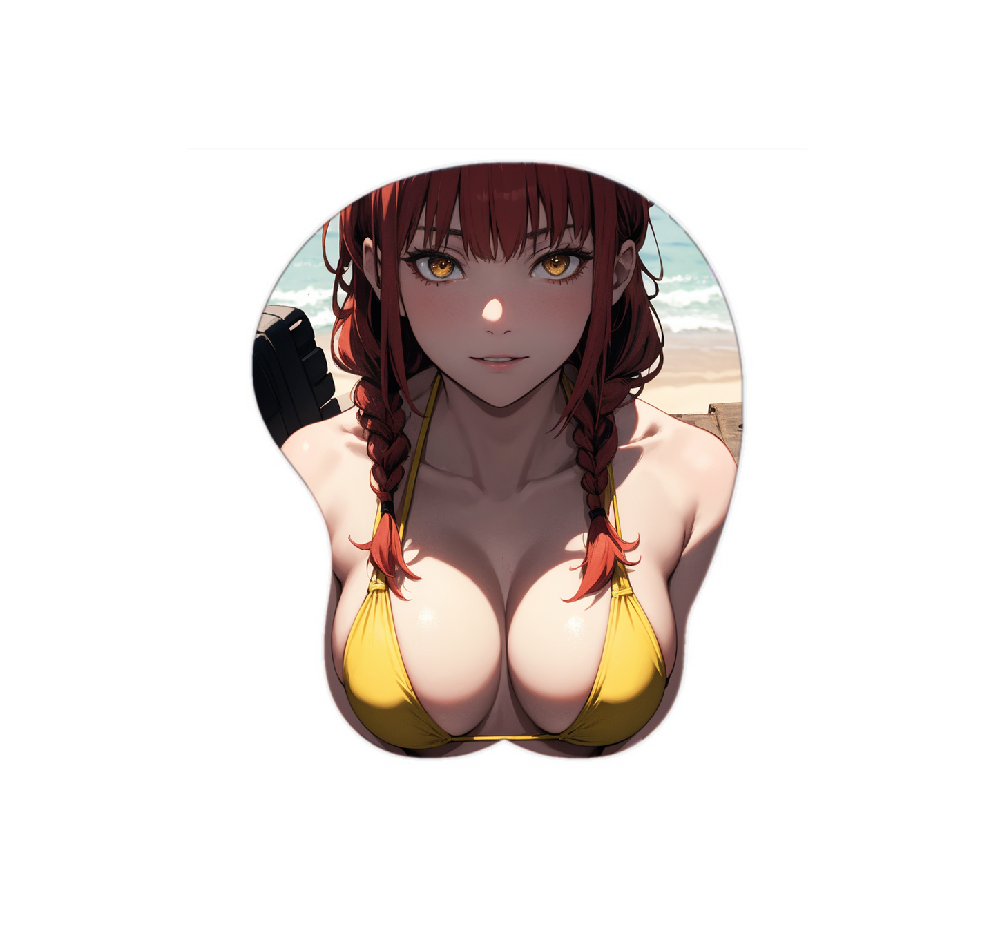 Makima Hentai Mousepad 3D Boobs Chainsaw Man #2 - Waifuz.net