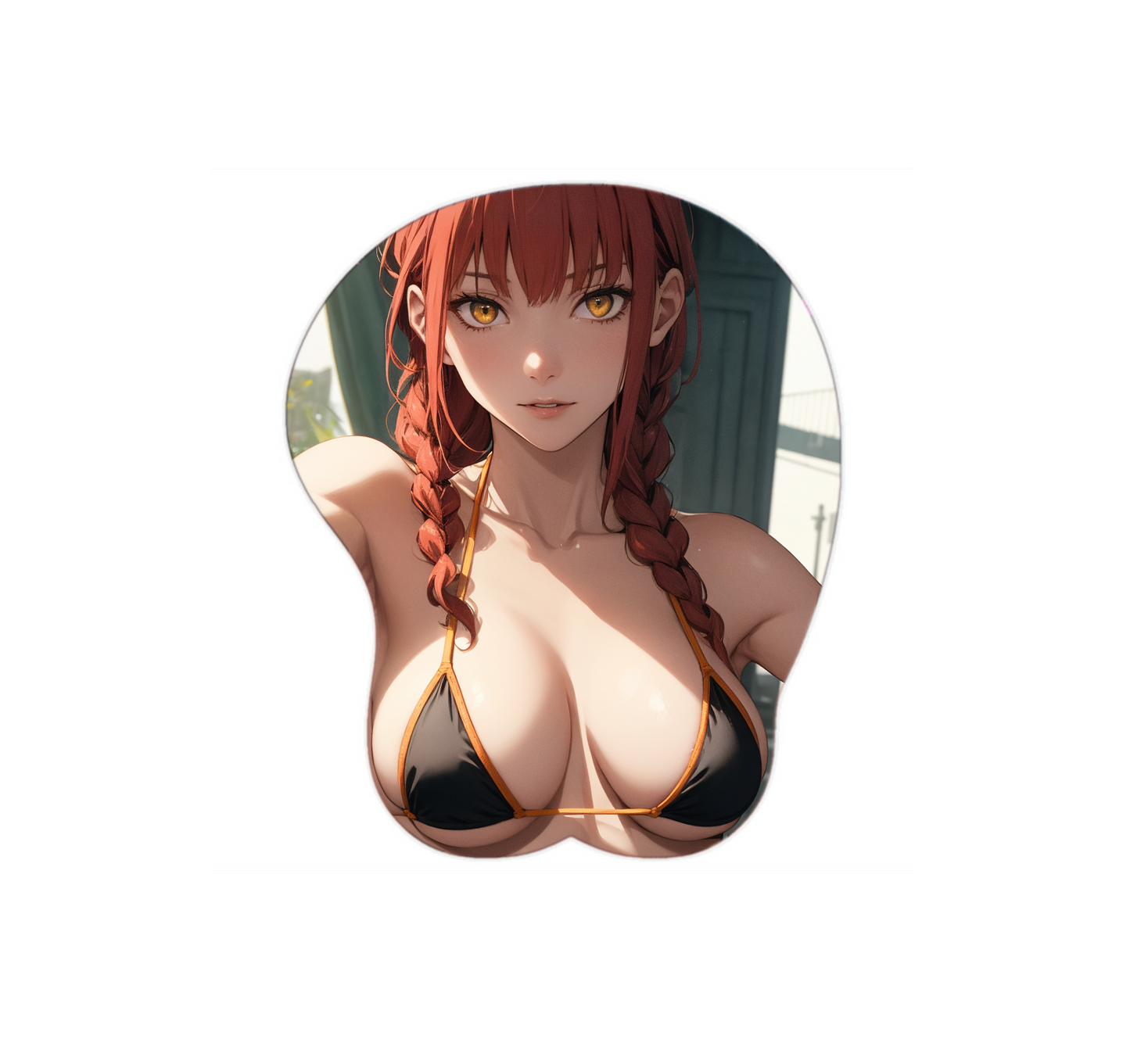 Makima Hentai Mousepad 3D Boobs Chainsaw Man #4 - Waifuz.net