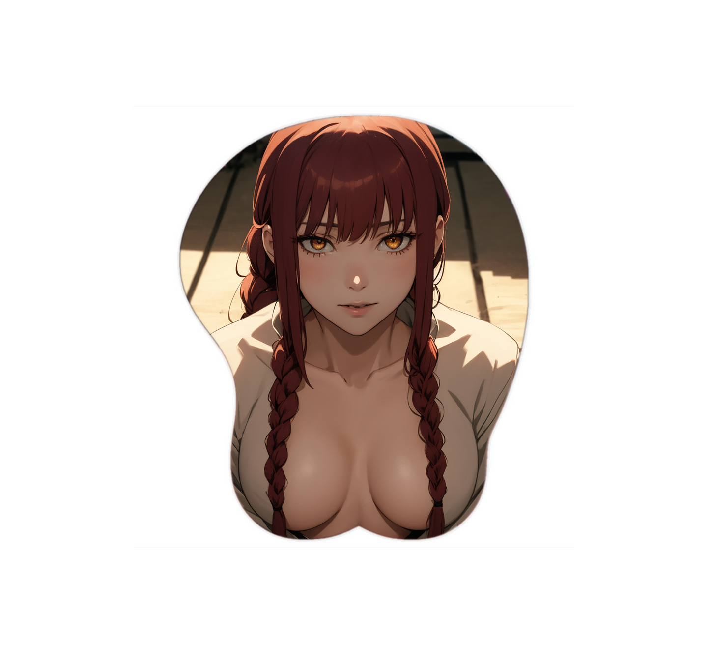 Makima Hentai Mousepad 3D Boobs Chainsaw Man #6 - Waifuz.net