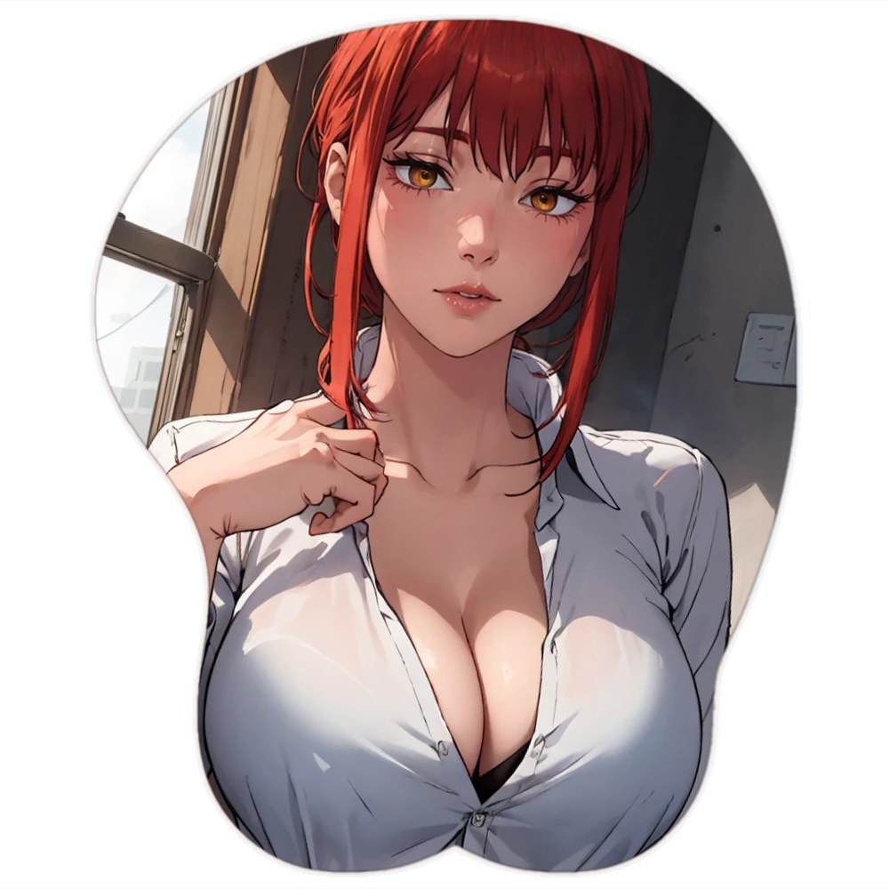 Makima Hentai Mousepad 3D Boobs Chainsaw Man #20 - Waifuz.net