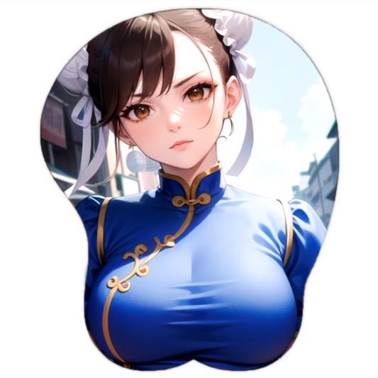 Chun Li Hentai Mousepad 3D Boobs Street Fighter #4