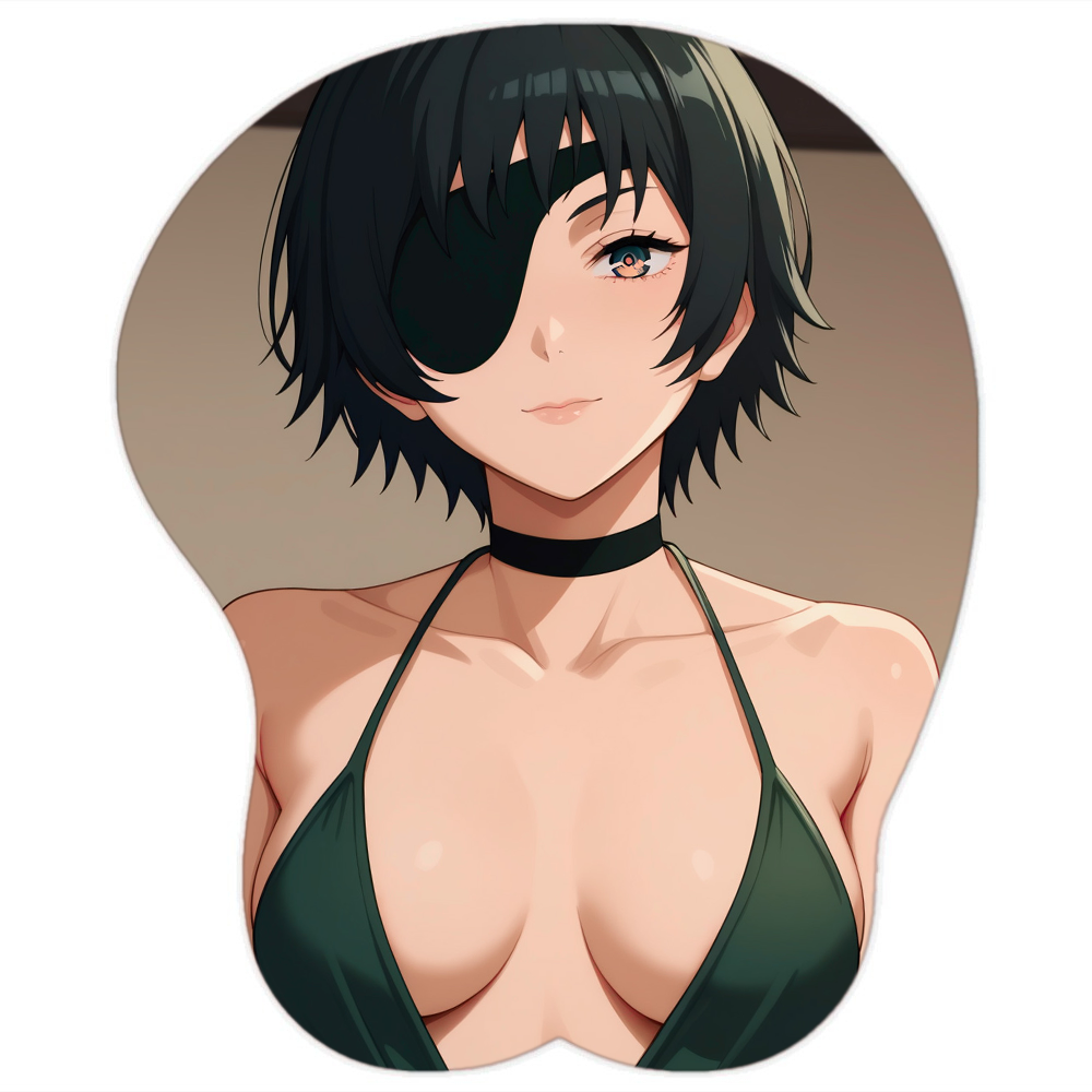 Himeno Hentai Mousepad 3D Boobs Chainsaw Man #4