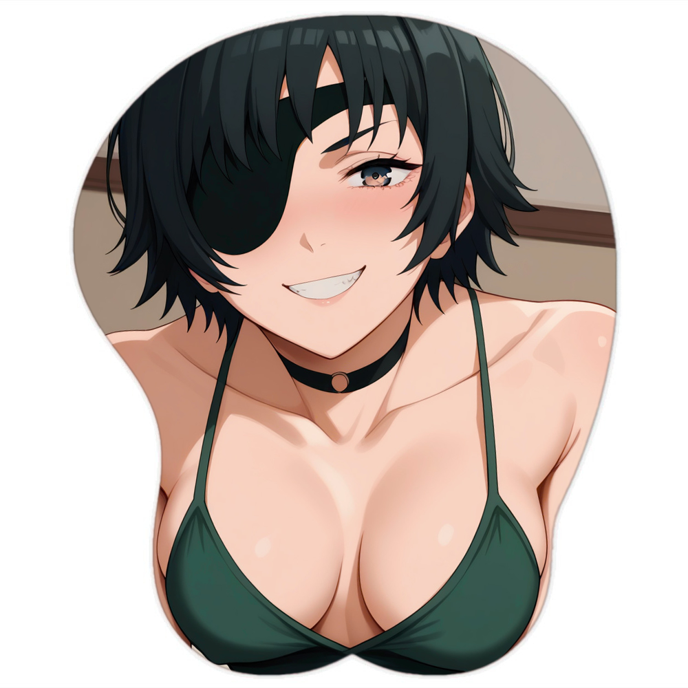 Himeno Hentai Mousepad 3D Boobs Chainsaw Man #2