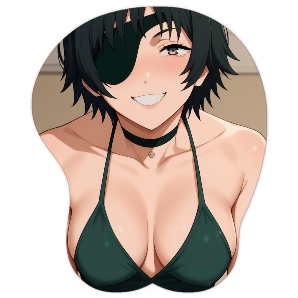 Himeno Hentai Mousepad 3D Boobs Chainsaw Man #1