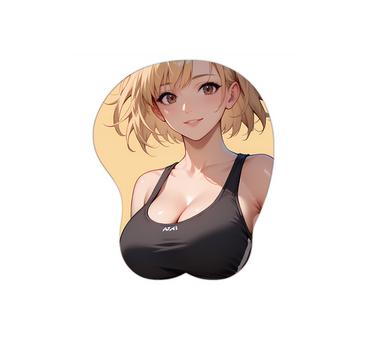 Cha Hae Hentai Mousepad 3D Boobs Solo Leveling #2