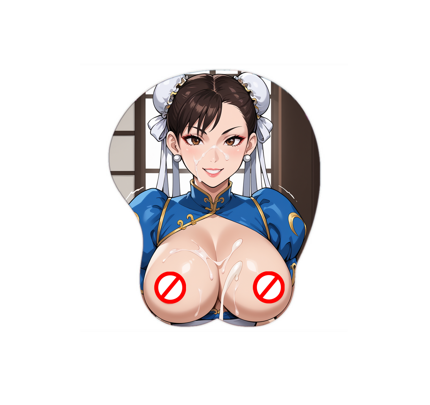 Chun Li Hentai Mousepad 3D Boobs Street Fighter #5