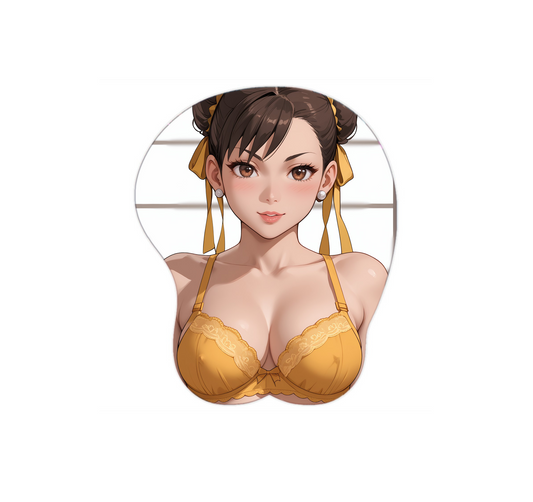 Chun Li Hentai Mousepad 3D Boobs Street Fighter #6