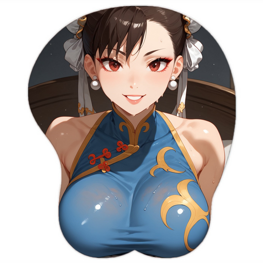 Chun Li Hentai Mousepad 3D Boobs Street Fighter #1