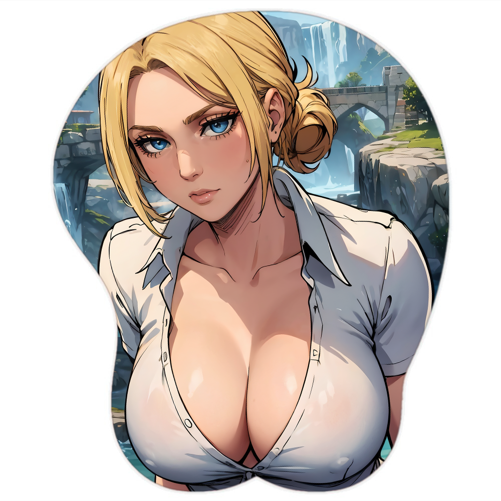 Annie Leonhart Hentai Mousepad 3D Boobs Attack On Titan #2 - Waifuz.net