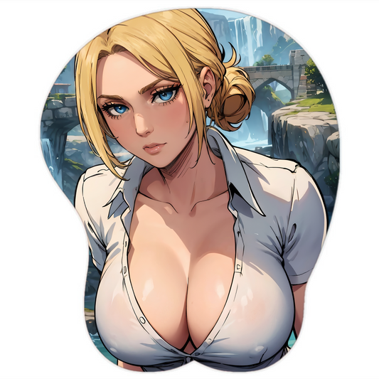 Annie Leonhart Hentai Mousepad 3D Boobs Attack On Titan #2