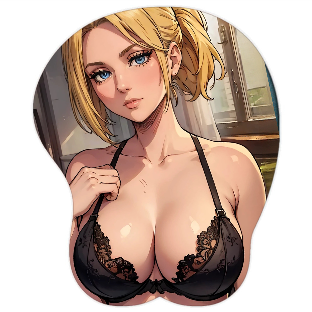 Annie Leonhart Hentai Mousepad 3D Boobs Attack On Titan - Waifuz.net