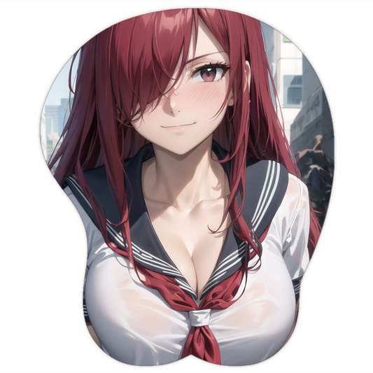 Erza Scarlet Hentai Mousepad 3D Boobs Fairy Tail #7