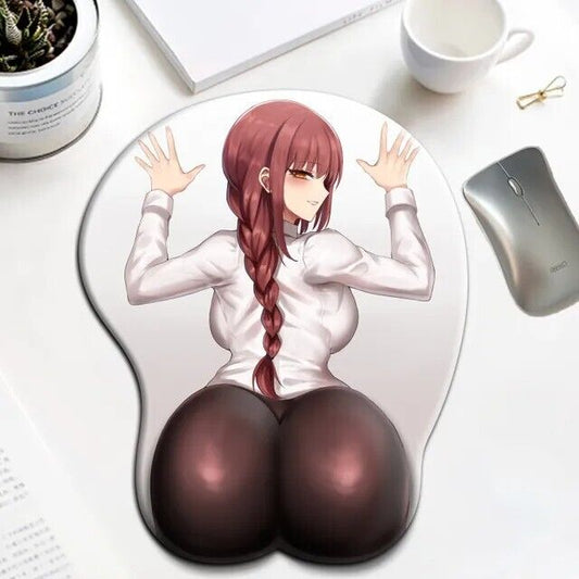 Makima Hentai Mousepad 3D Ass Chainsaw Man #14