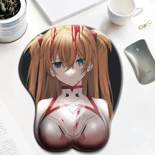 Asuka Langley Soryu Hentai Mousepad 3D Boobs Neon Genesis Evangelion #4 - Waifuz.net