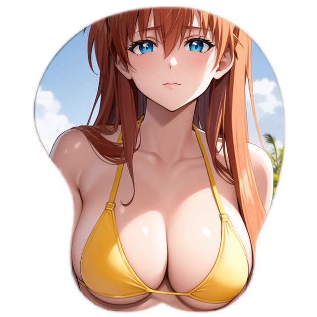 Asuka Langley Soryu Hentai Mousepad 3D Boobs Neon Genesis Evangelion #6