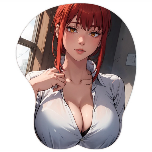 Makima Hentai Mousepad 3D Boobs Chainsaw Man #20